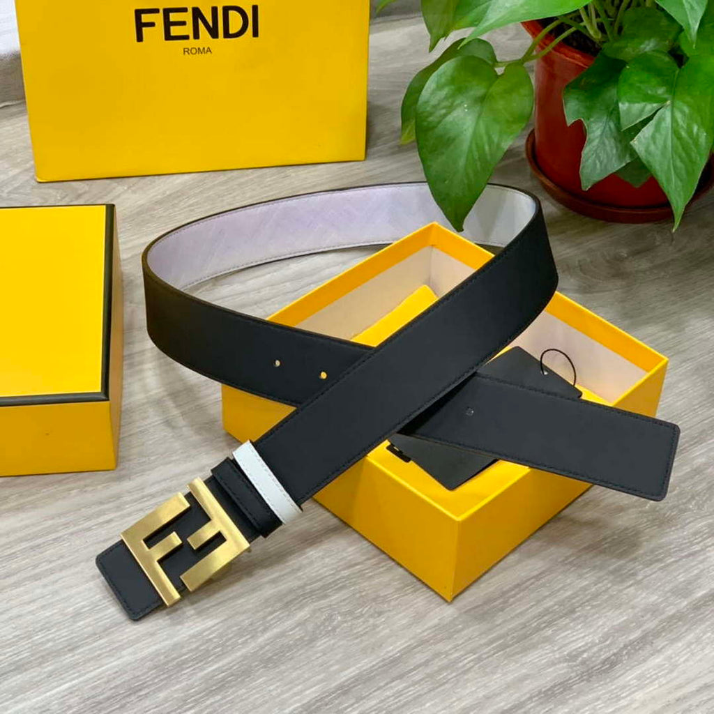 Fendi 7C0424 Belts Designer Calfskin wide 4.0CM F090130