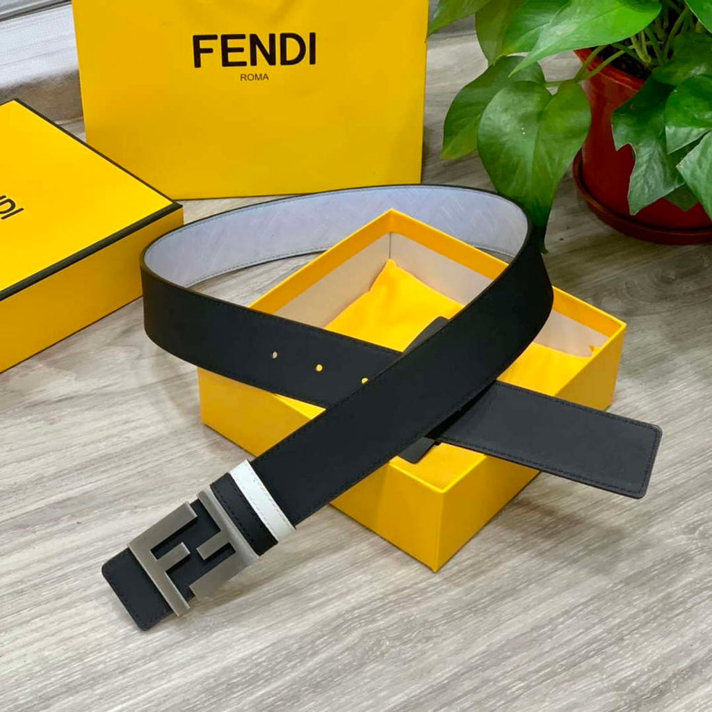 Fendi 7C0424 Belts Designer Calfskin wide 4.0CM F090130