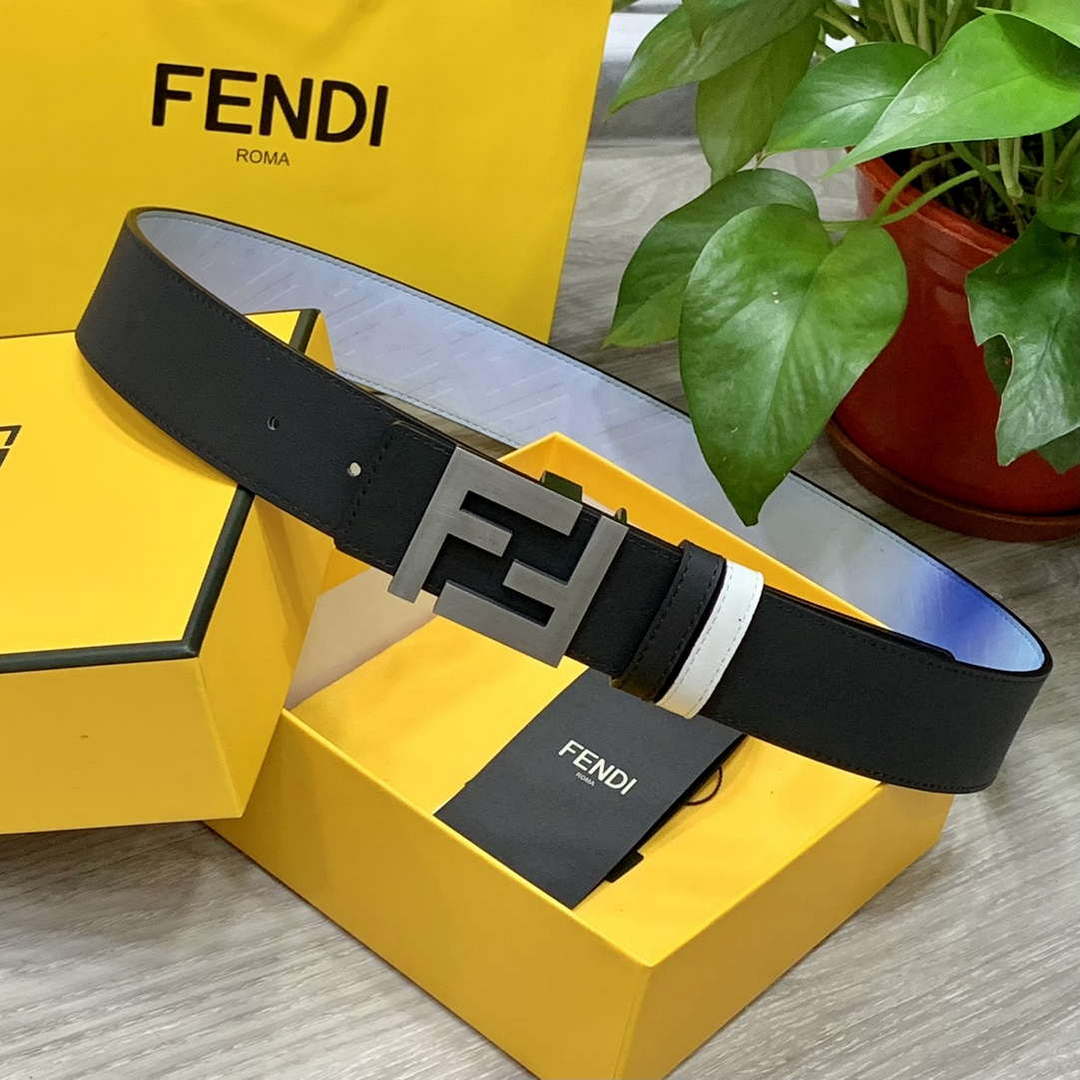 Fendi 7C0424 Belts Designer Calfskin wide 4.0CM F090130