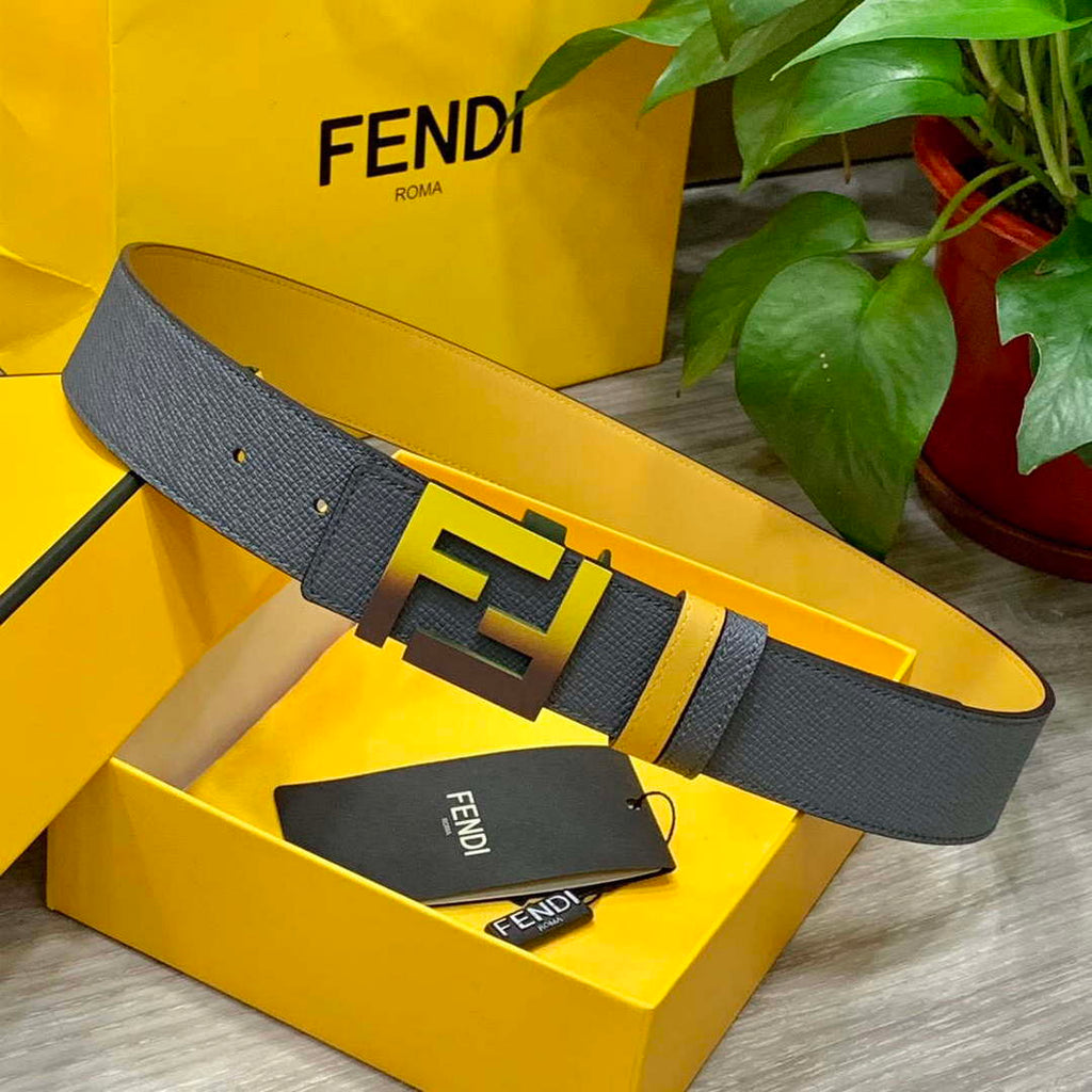 Fendi 7C0424 Belts Designer Calfskin wide 4.0CM F090131