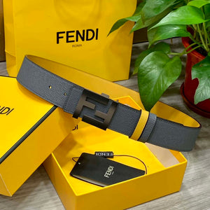 Fendi 7C0424 Belts Designer Calfskin wide 4.0CM F090131 - 1.Blue / 80--(95CM£© - View 7
