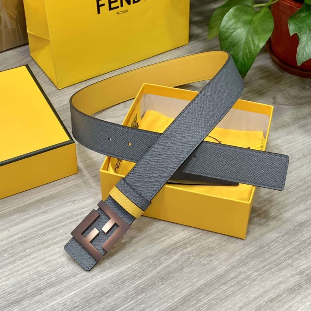 Fendi 7C0424 Belts Designer Calfskin wide 4.0CM F090131