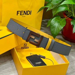 Fendi 7C0424 Belts Designer Calfskin wide 4.0CM F090131 - 1.Blue / 80--(95CM£© - View 9