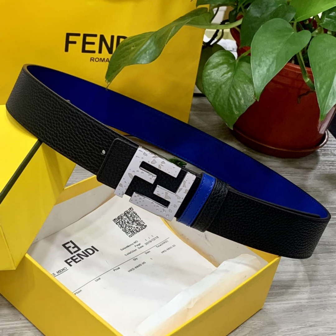 Fendi 7C0424 Belts Designer Calfskin wide 4.0CM F090132