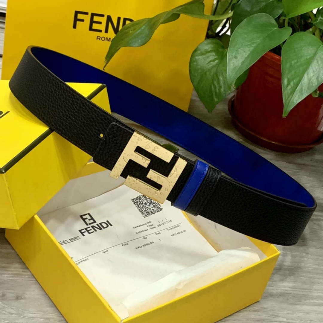 Fendi 7C0424 Belts Designer Calfskin wide 4.0CM F090132