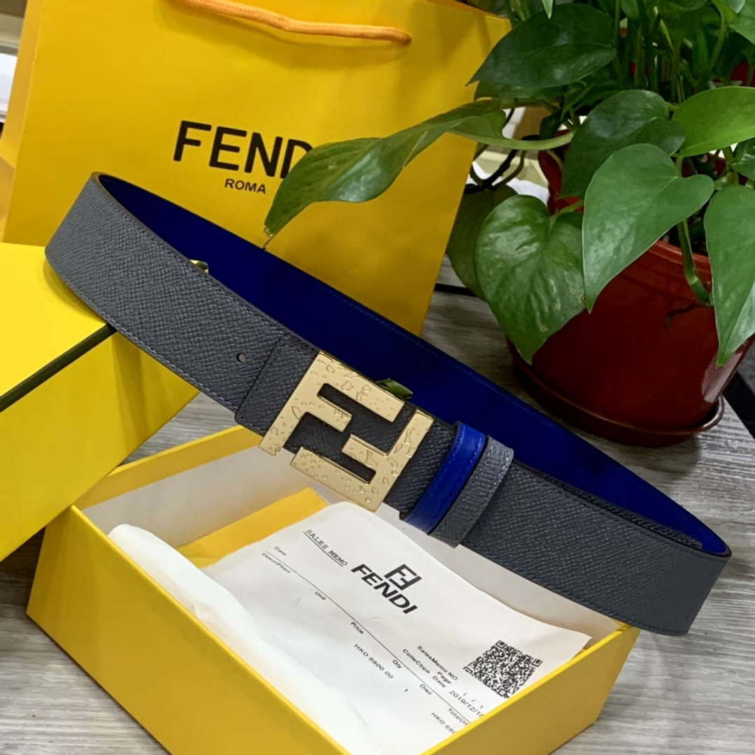 Fendi 7C0424 Belts Designer Calfskin wide 4.0CM F090132