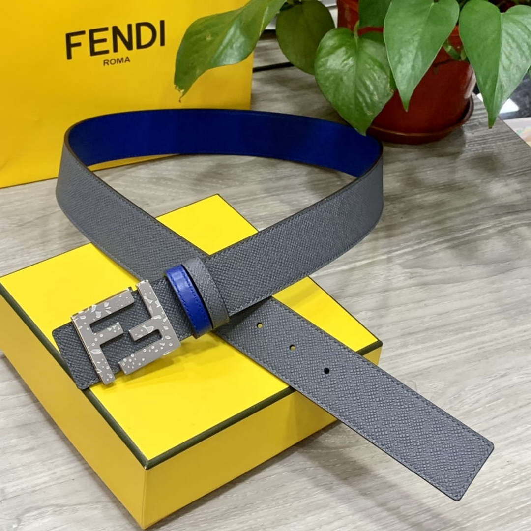 Fendi 7C0424 Belts Designer Calfskin wide 4.0CM F090132