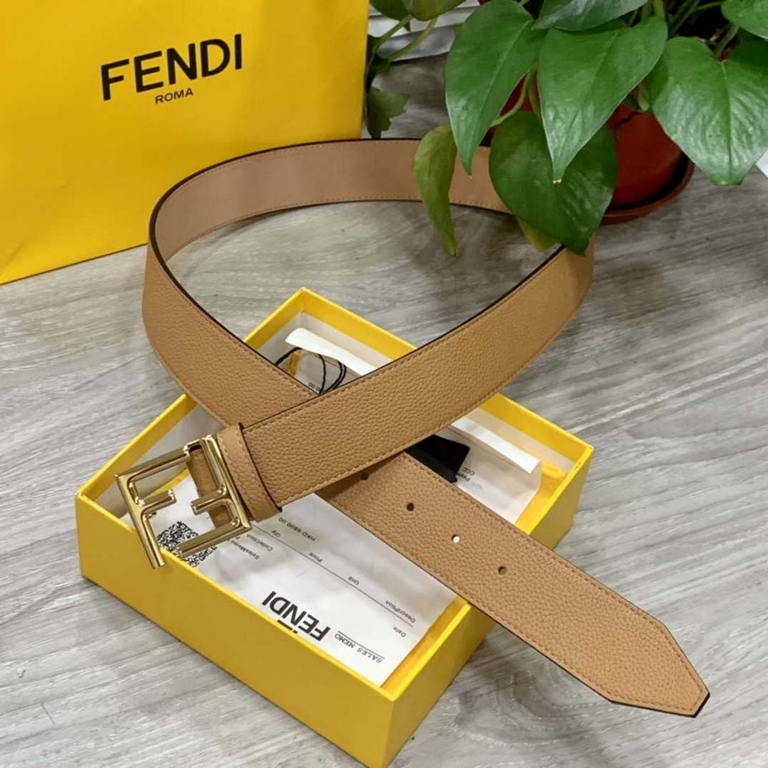 Fendi 7C0424 Belts Designer Calfskin wide 4.0CM F090133
