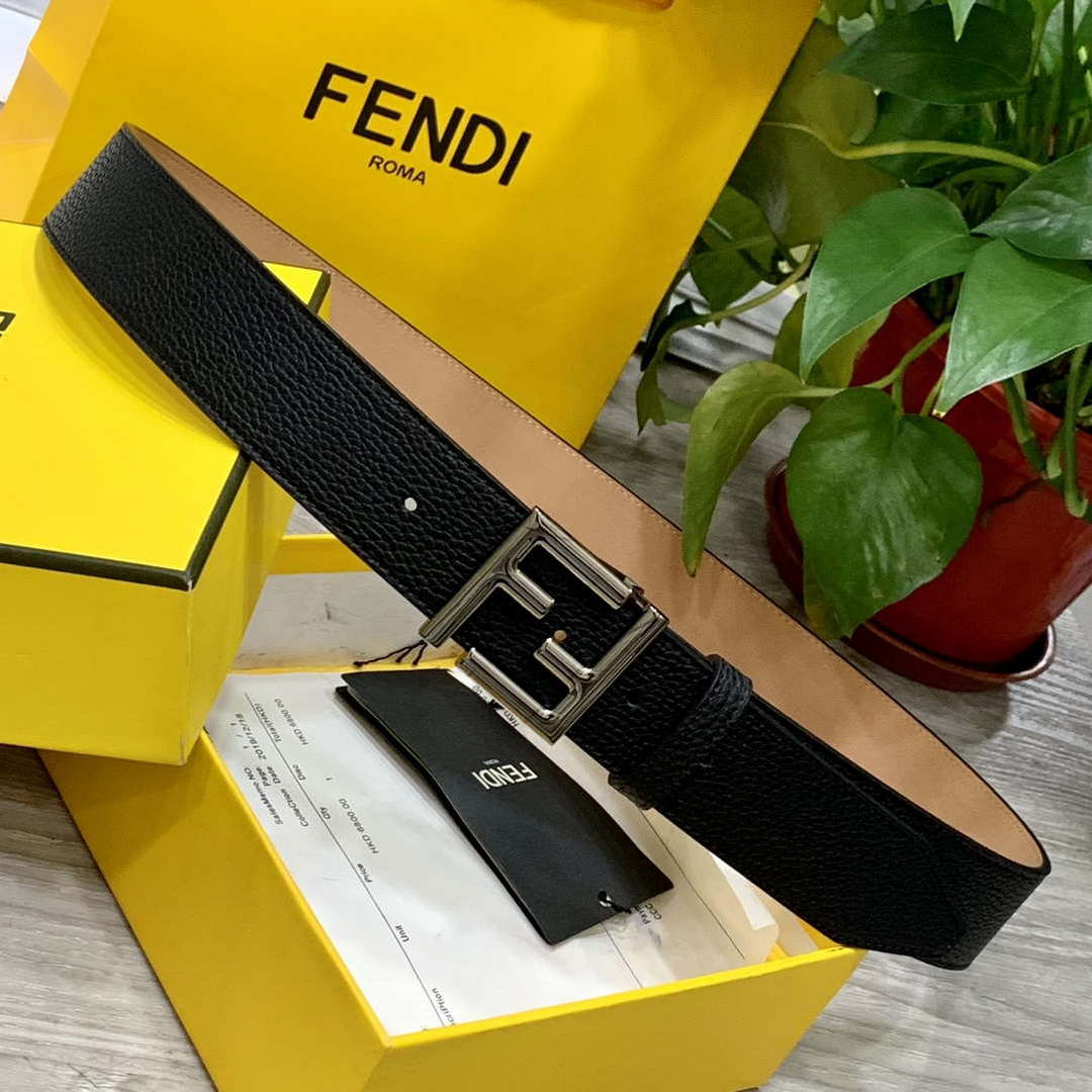 Fendi 7C0424 Belts Designer Calfskin wide 4.0CM F090133