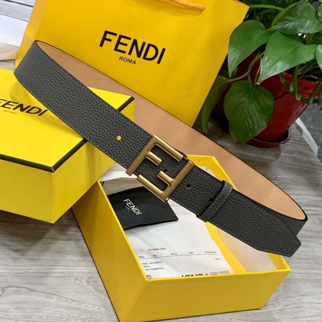 Fendi 7C0424 Belts Designer Calfskin wide 4.0CM F090133