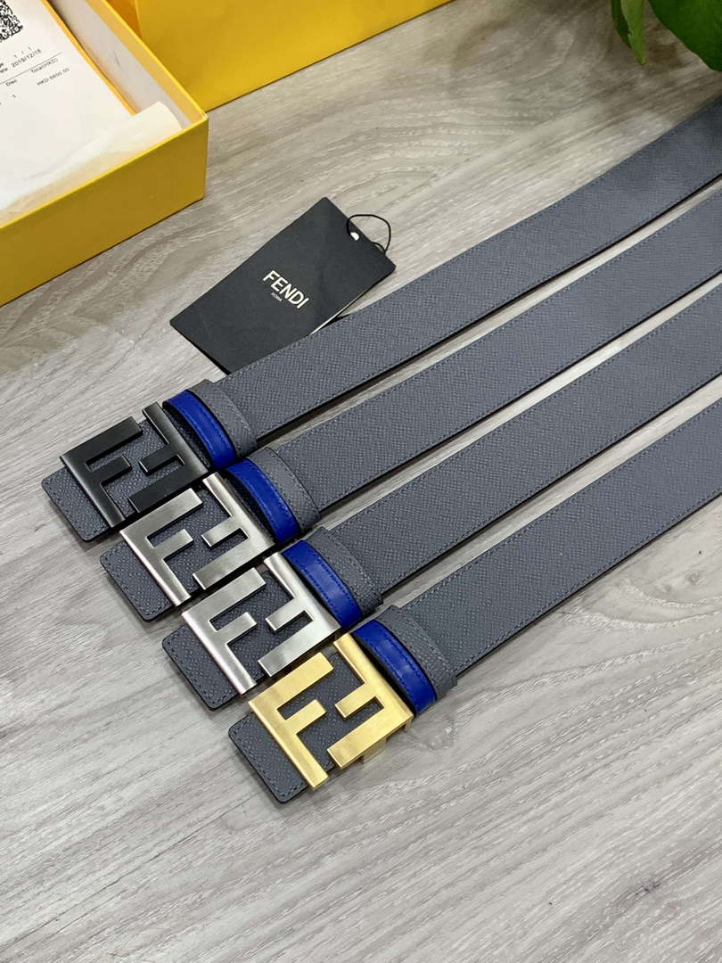 Fendi 7C0424 Belts Designer Calfskin wide 4.0CM F090134