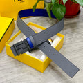Fendi 7C0424 Belts Designer Calfskin wide 4.0CM F090134 - 1.Gold / 80--(95CM£© - View 1