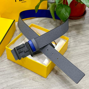 Fendi 7C0424 Belts Designer Calfskin wide 4.0CM F090134 - 1.Gold / 80--(95CM£© - View 1