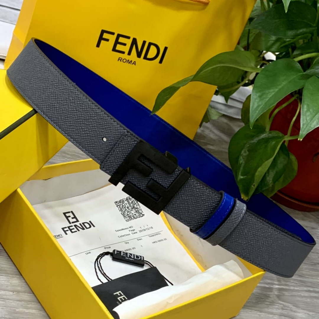 Fendi 7C0424 Belts Designer Calfskin wide 4.0CM F090134