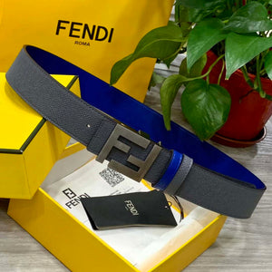 Fendi 7C0424 Belts Designer Calfskin wide 4.0CM F090134 - 1.Gold / 80--(95CM£© - View 5