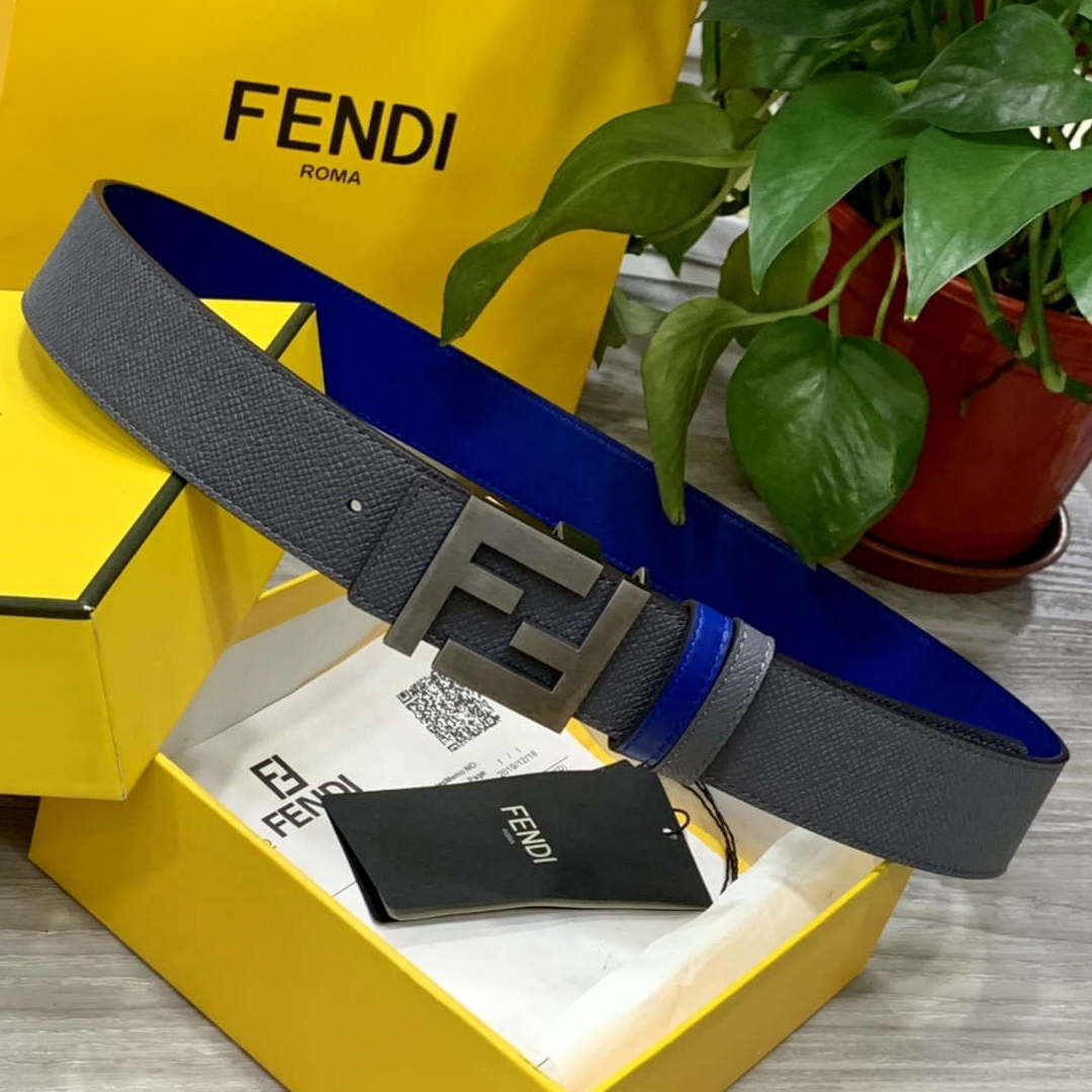 Fendi 7C0424 Belts Designer Calfskin wide 4.0CM F090134