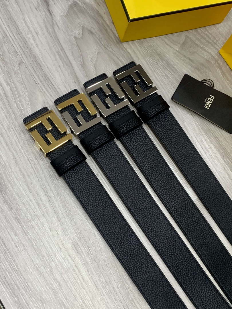 Fendi 7C0424 Belts Designer Calfskin wide 4.0CM F090135