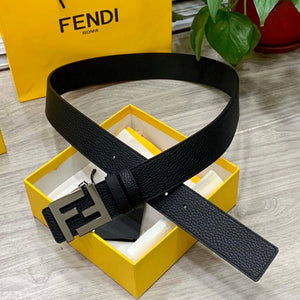 Fendi 7C0424 Belts Designer Calfskin wide 4.0CM F090135 - 1.Gold / 80--(95CM£© - View 1