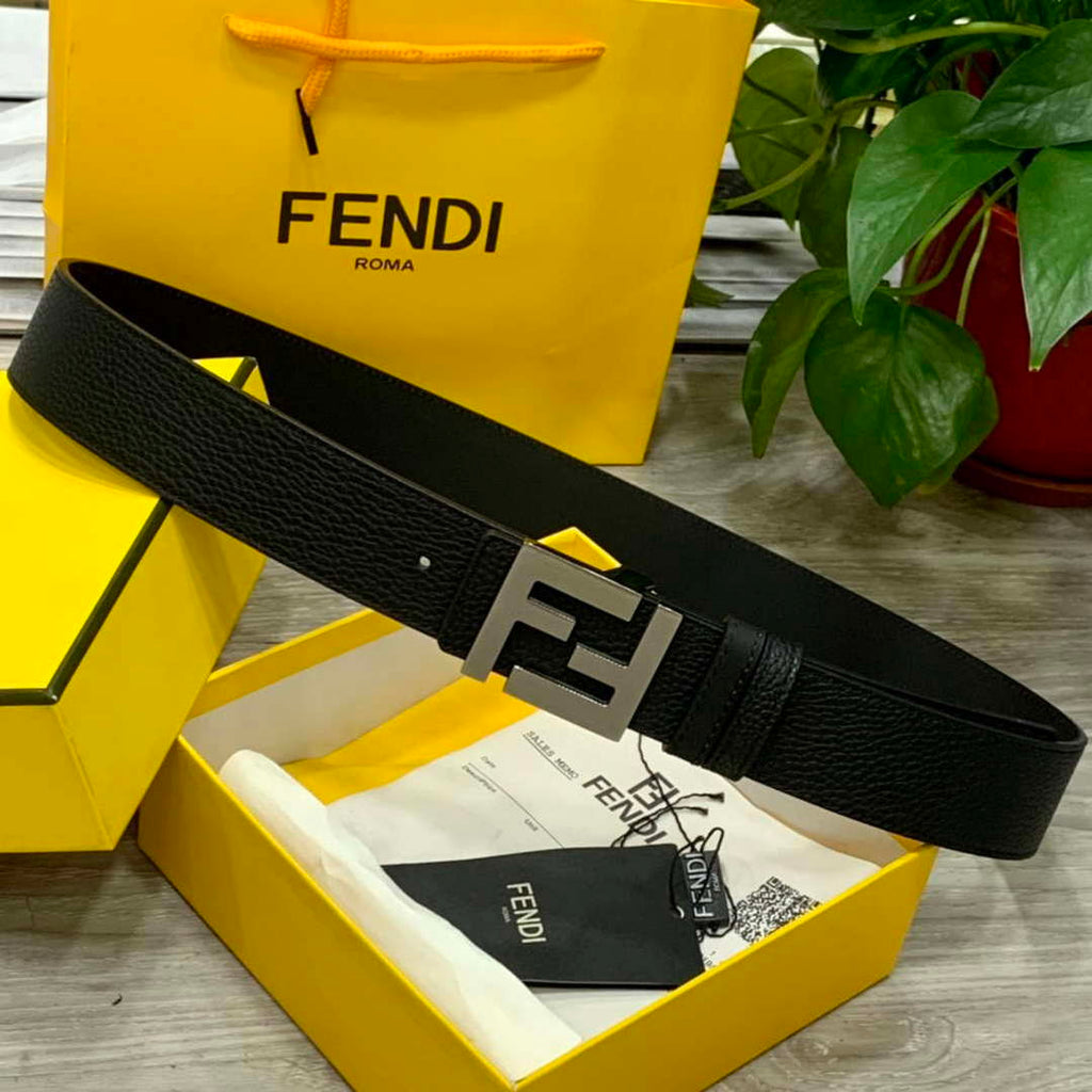 Fendi 7C0424 Belts Designer Calfskin wide 4.0CM F090135
