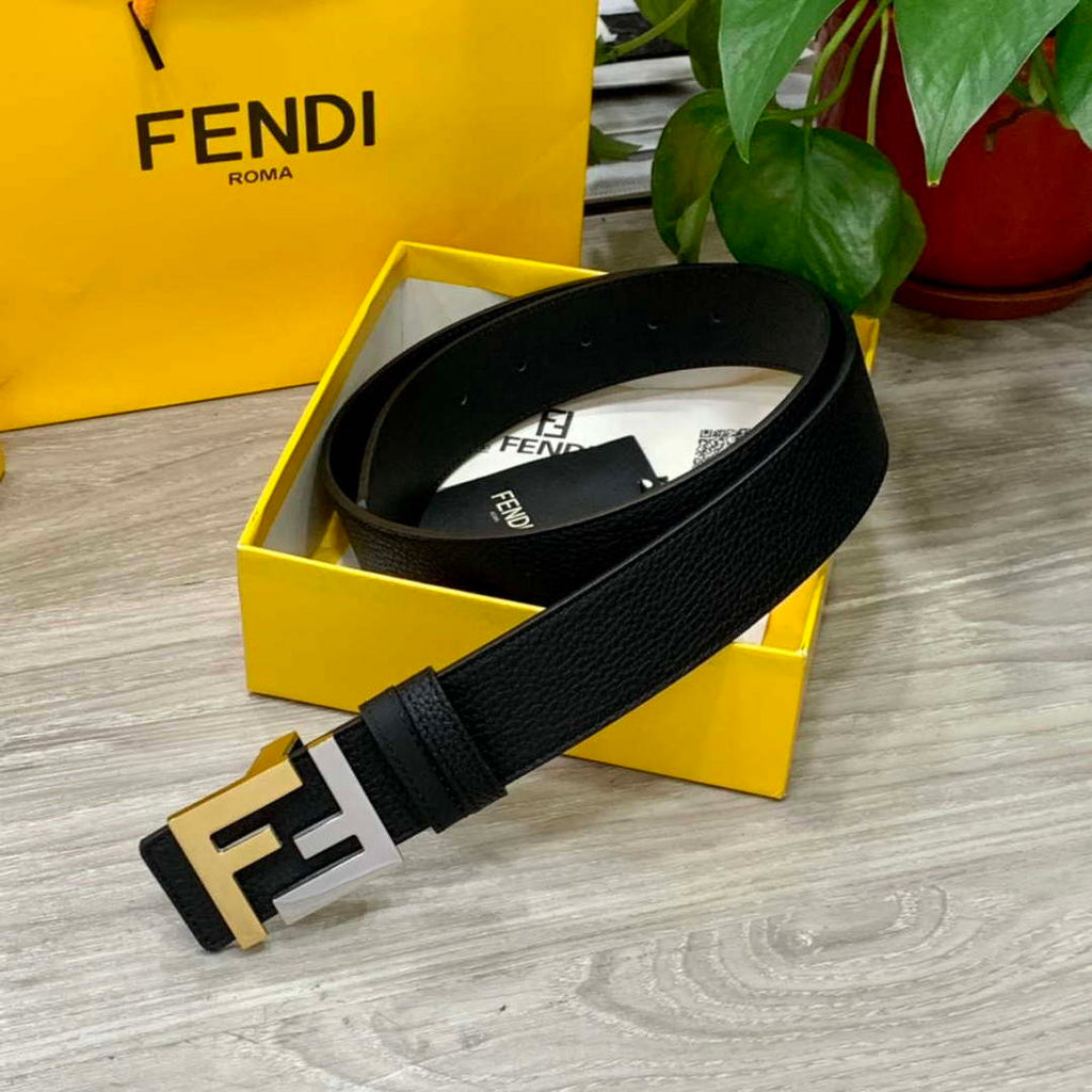 Fendi 7C0424 Belts Designer Calfskin wide 4.0CM F090135