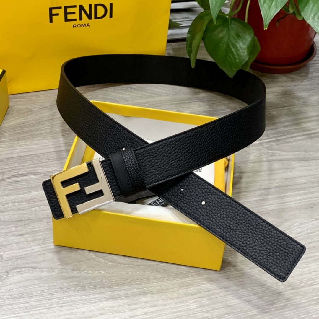 Fendi 7C0424 Belts Designer Calfskin wide 4.0CM F090135
