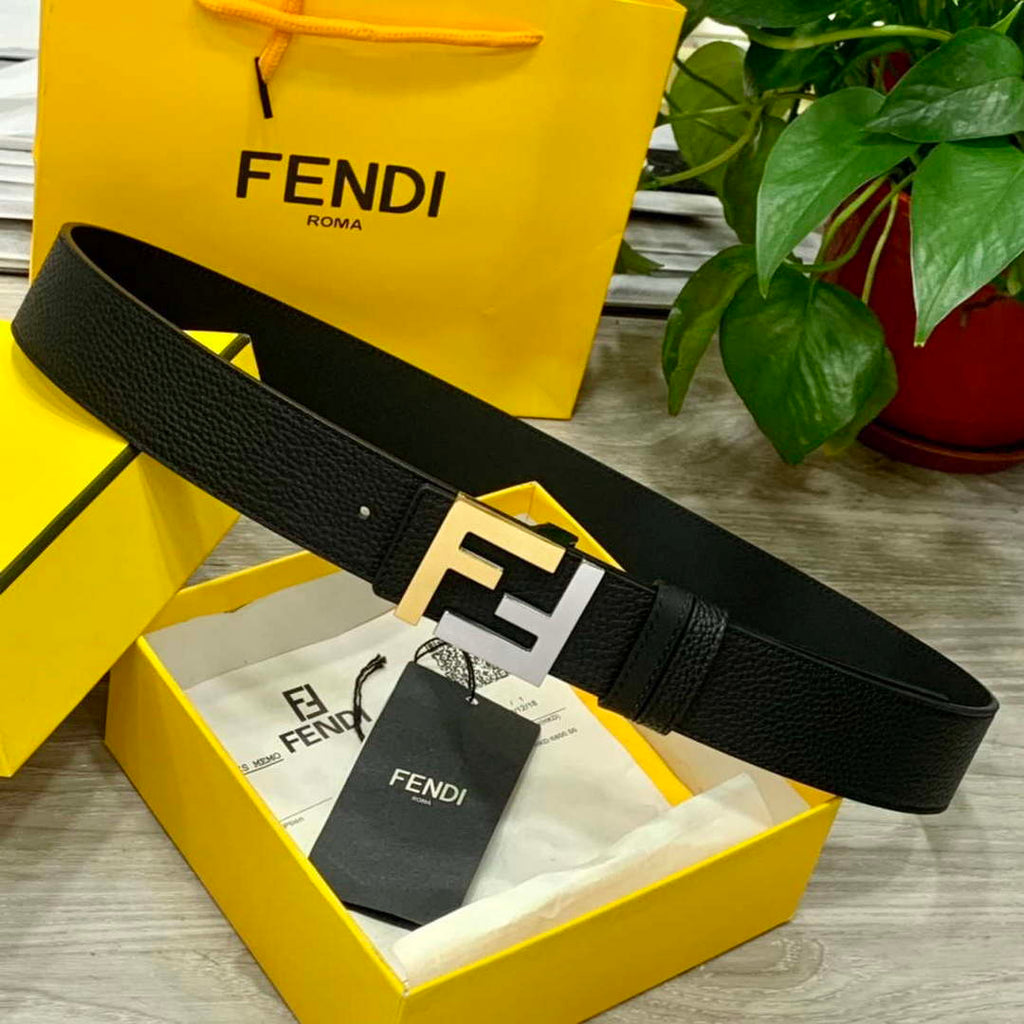 Fendi 7C0424 Belts Designer Calfskin wide 4.0CM F090135