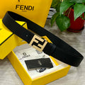 Fendi 7C0424 Belts Designer Calfskin wide 4.0CM F090135