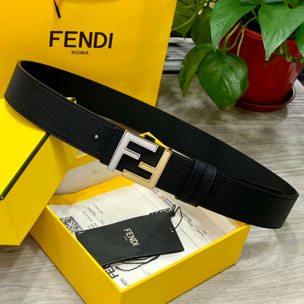 Fendi 7C0424 Belts Designer Calfskin wide 4.0CM F090136
