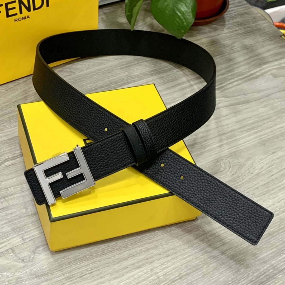 Fendi 7C0424 Belts Designer Calfskin wide 4.0CM F090136