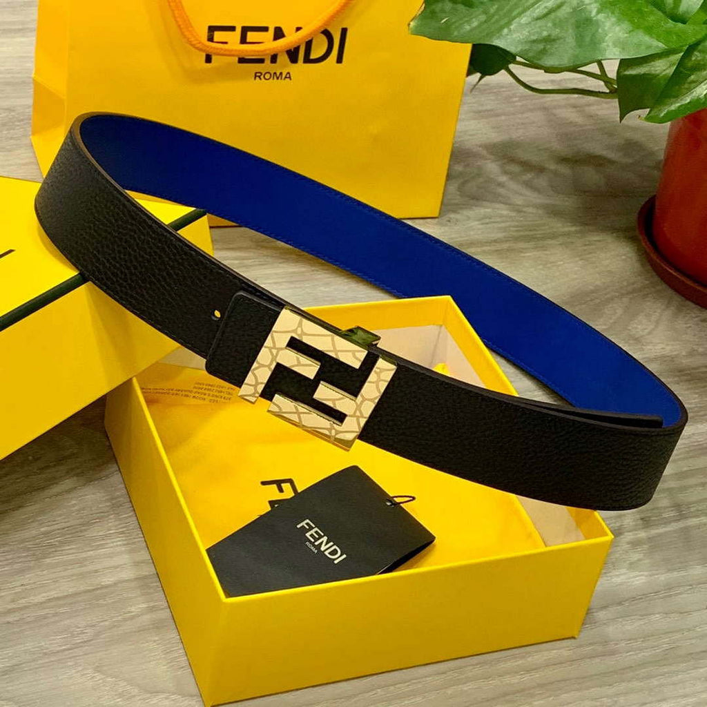 Fendi 7C0424 Belts Designer Calfskin wide 4.0CM F090139