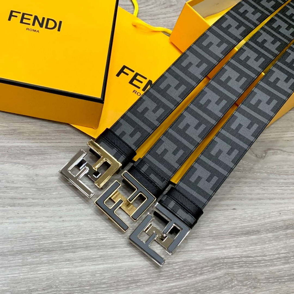 Fendi 7C0424 Belts Designer Calfskin wide 4.0CM F090140