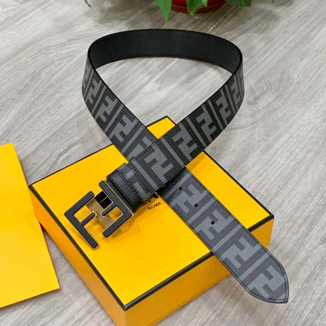 Fendi 7C0424 Belts Designer Calfskin wide 4.0CM F090140
