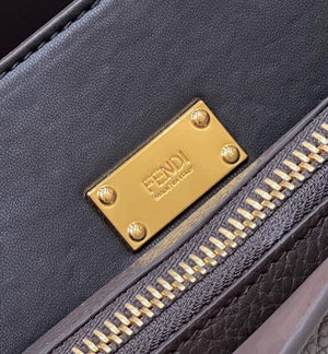 Fendi 7VA529 Peekaboo ISeeU Medium Brown Leather Bag - Default Title - View 4