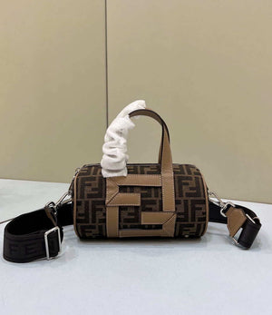 Fendi 7VA570 Mini bag Brown FF fabric bag - Default Title - View 1
