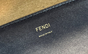 Fendi 8266S Sunshine Medium Bag 8BH386 Black leather shopper - Default Title - View 7