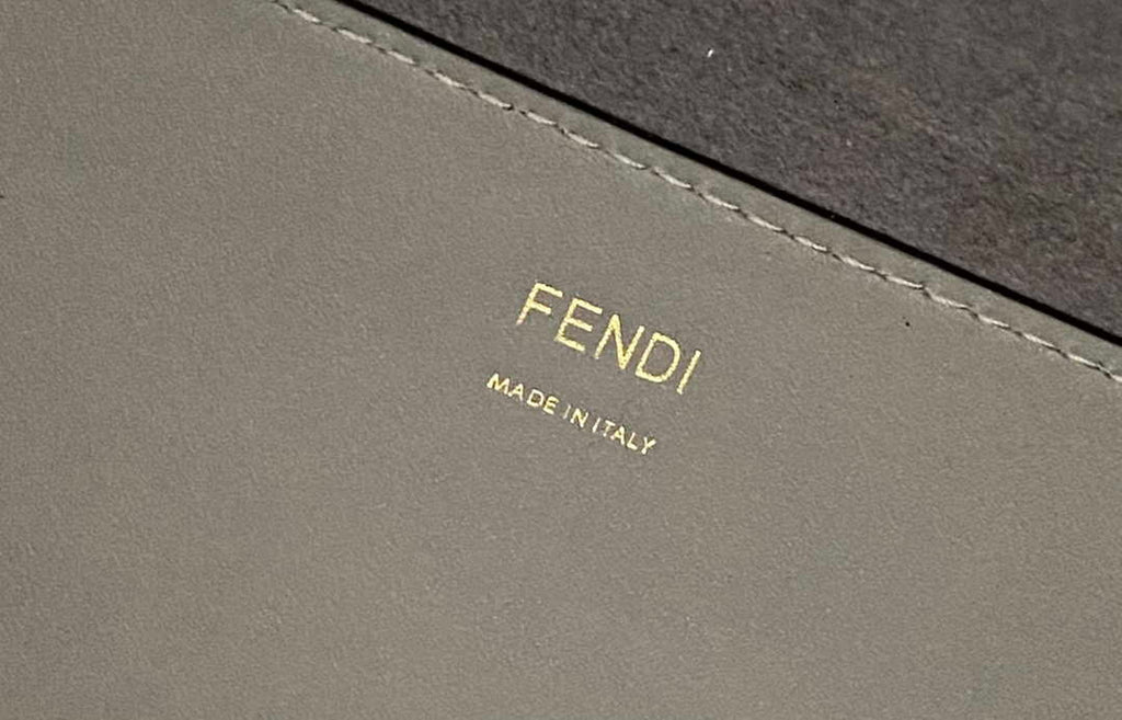 Fendi 8BH386 Sunshine Medium Bag 8266S Dark Grey leather shopper