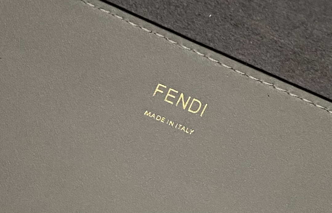 Fendi 8BH386 Sunshine Medium Bag 8266S Dark Grey leather shopper