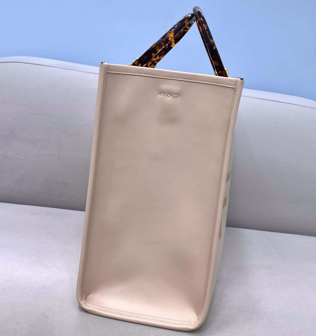 Fendi 8266S Sunshine Medium Bag 8BH386 Pink leather shopper