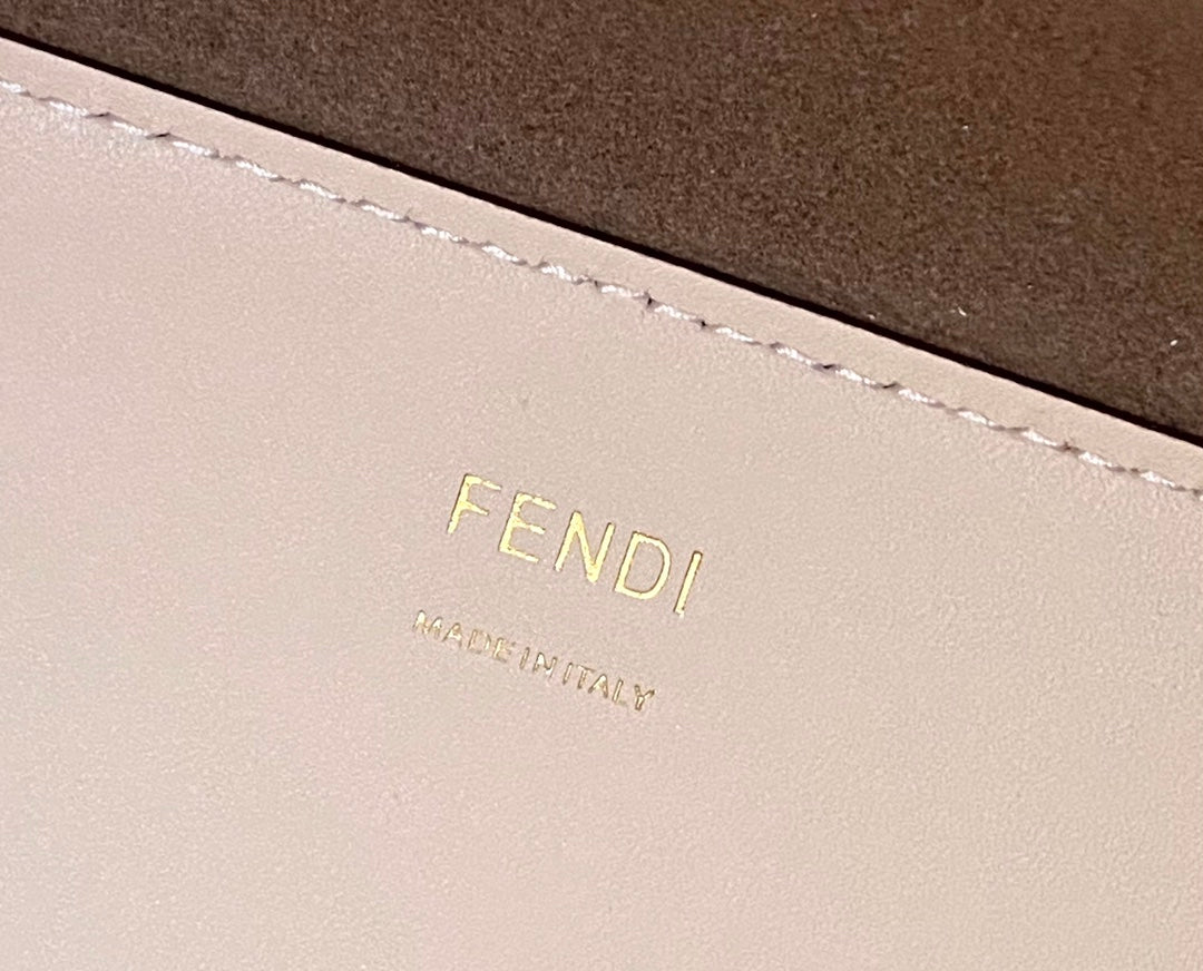 Fendi 8266S Sunshine Medium Bag 8BH386 Pink leather shopper