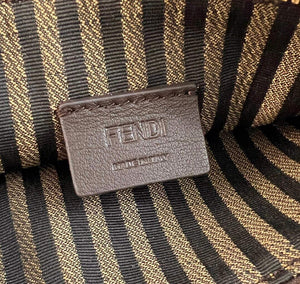 Fendi 8521 Baguette Chain Midi Shoulder Bag Black - Default Title - View 8