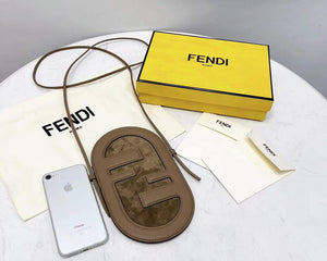 Fendi 8526 Phone Shoulder Bag Gray - Default Title - View 1