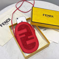 Fendi 8526 Phone Shoulder Bag Red - Default Title - View 1