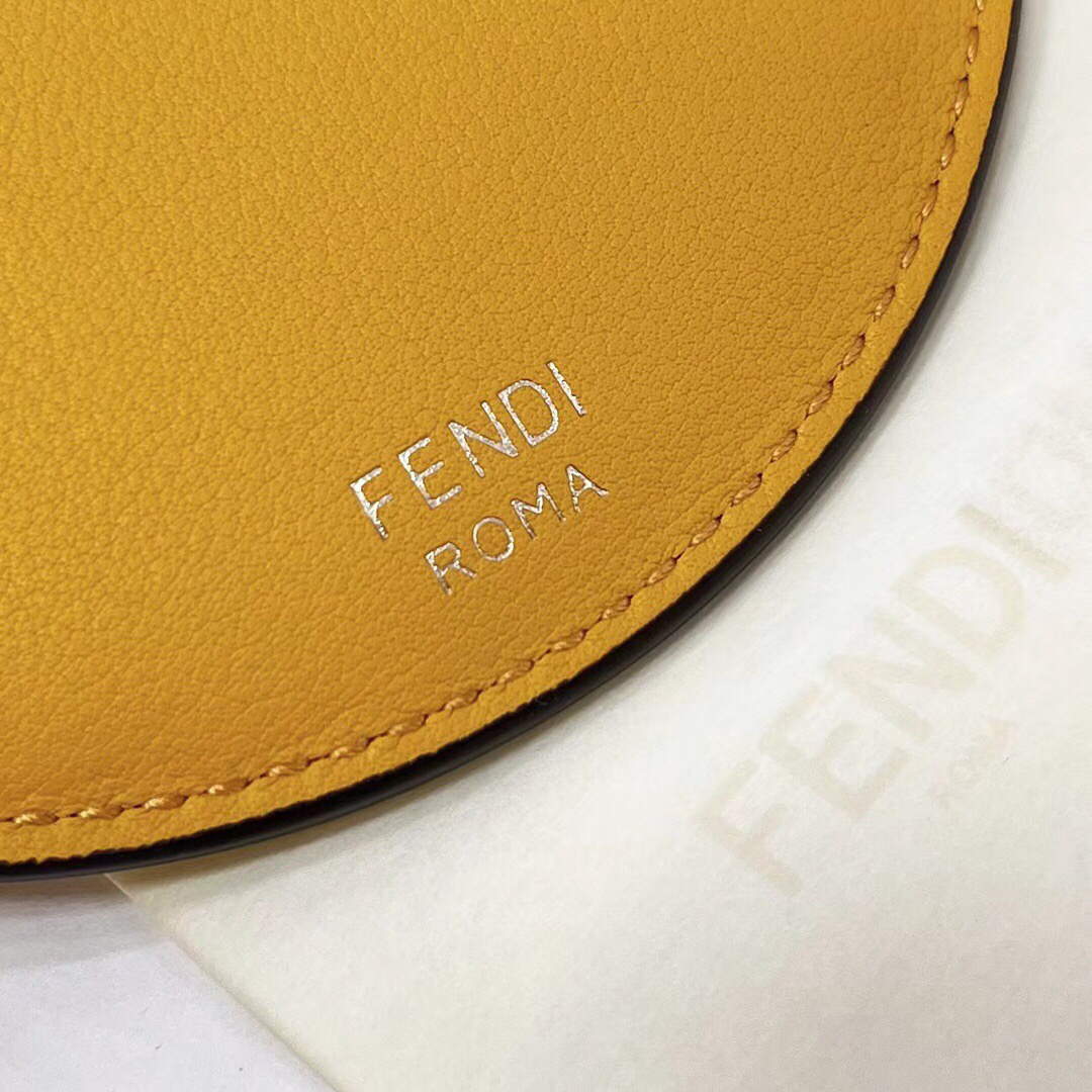 Fendi 8526 Phone Shoulder Bag Yellow