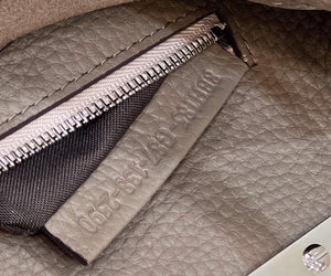 Fendi 8551 Peekaboo Mini Leather Bag Gray - Default Title - View 8