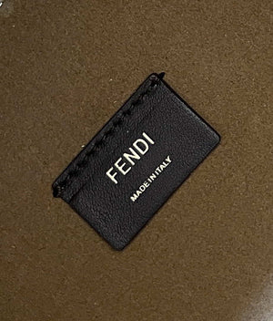 Fendi 8553 Sunshine Medium Tote Shoulder Bag 8BH386 Gold Laminated leather shopper - Default Title - View 8
