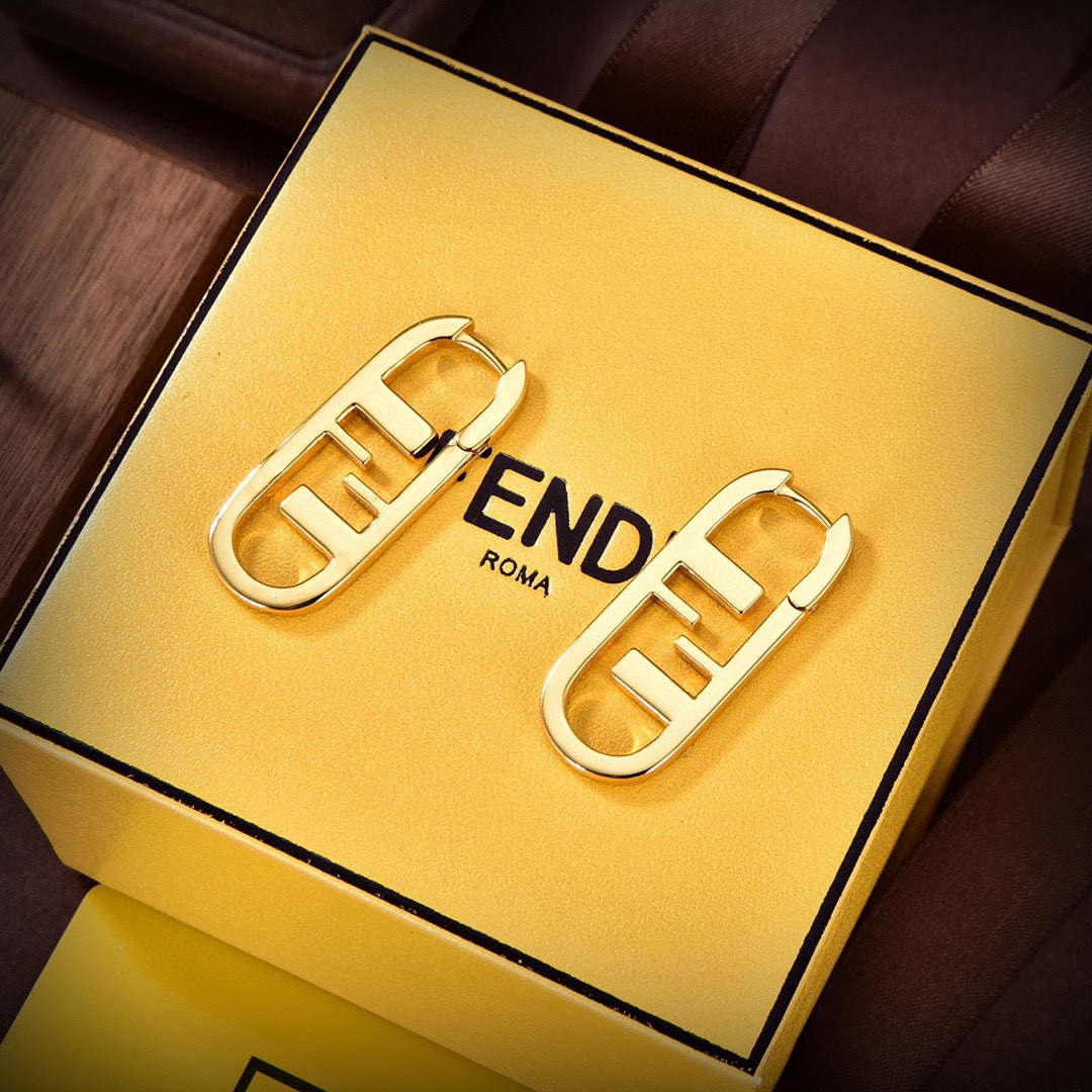 Fendi 8AH290 Earring O¡¯Lock Earrings Gold-coloured earrings
