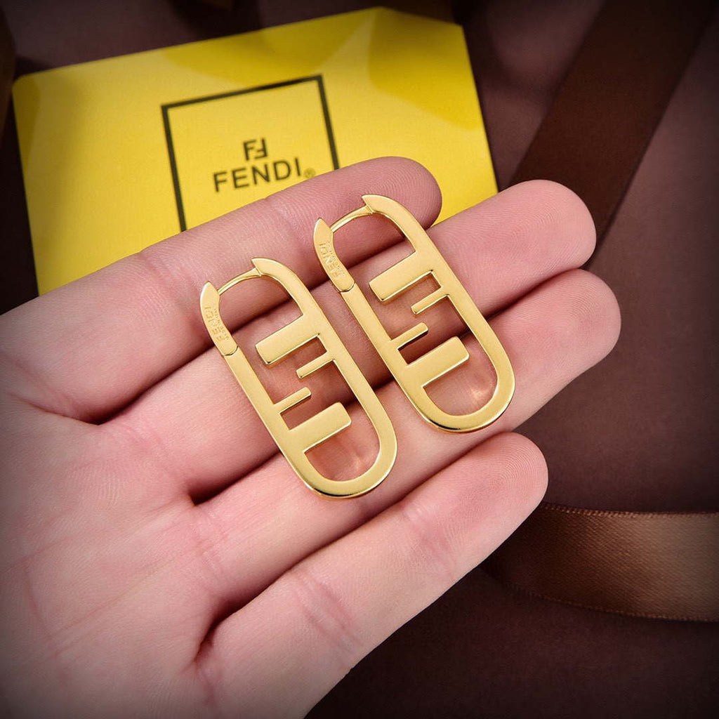 Fendi 8AH290 Earring O¡¯Lock Earrings Gold-coloured earrings