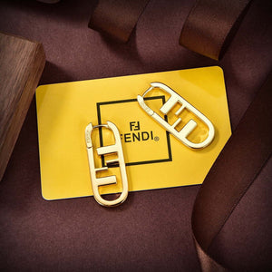 Fendi 8AH290 Earring O¡¯Lock Earrings Gold-coloured earrings - Default Title - View 5