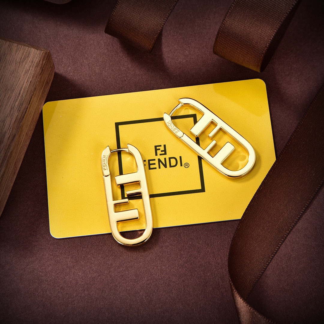 Fendi 8AH290 Earring O¡¯Lock Earrings Gold-coloured earrings