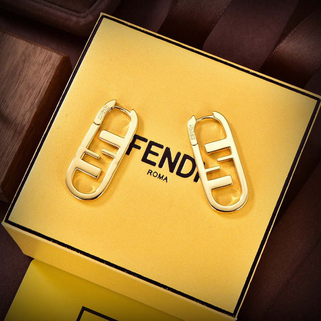 Fendi 8AH290 Earring O¡¯Lock Earrings Gold-coloured earrings